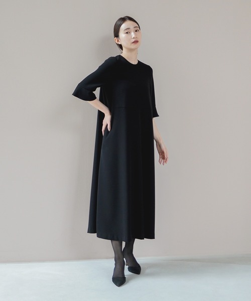 kaene（カエン）の「Aライン切替ワンピース【吸汗速乾・清涼裏地