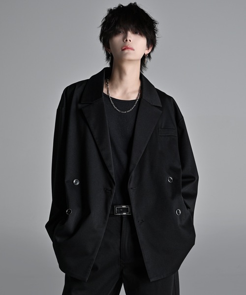 TR w cloth loose tailored double jacket / TRダブルクロスルーズ