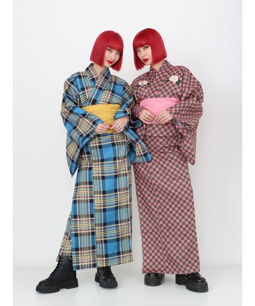 jouetie（ジュエティ）の「ジャパンローズ柄浴衣セット（浴衣）」 - WEAR