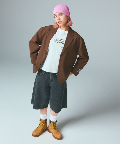 FACE LABEL BEANIE（ニットキャップ/ビーニー）｜X-girl（エックス