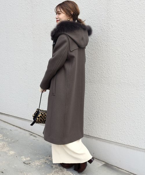 SHIPS（シップス）の「ファーダッフルコート◇（ダッフルコート）」 - WEAR