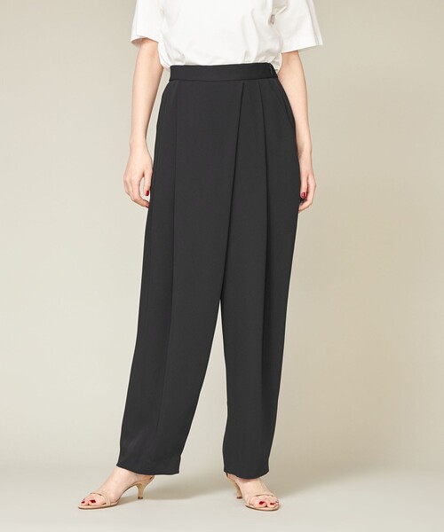 conte（コンテ）の「＜conte＞アシンメトリー タック イージーパンツ