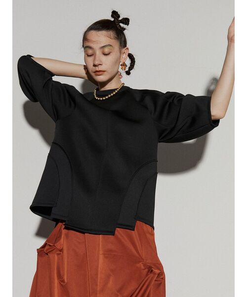 UN3D.（アンスリード）の「スライドカットトップ（Tシャツ/カットソー