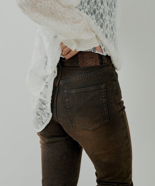 セール】パッチ付きフレアデニム（デニムパンツ）｜Chico（チコ）の