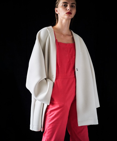 Johnbull（ジョンブル）の「ダンボールカットミドルコート（ノーカラー