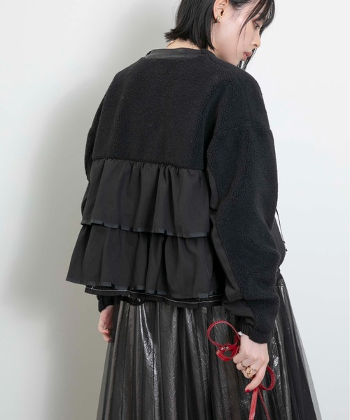 Eimee Law（エイミーロウ）の「バックフリルショートボアブルゾン