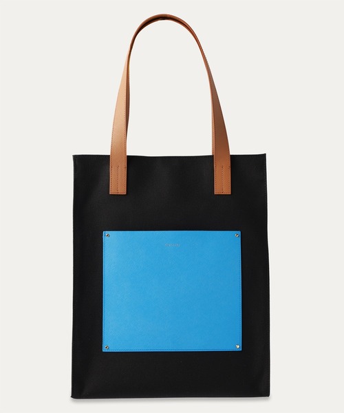 CULLNI（クルニ）の「Leather Pocket Canvas Tote（トートバッグ