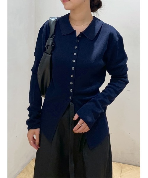 ベストセラー】2WAYカラーニットポロ 大人気（ニット/セーター