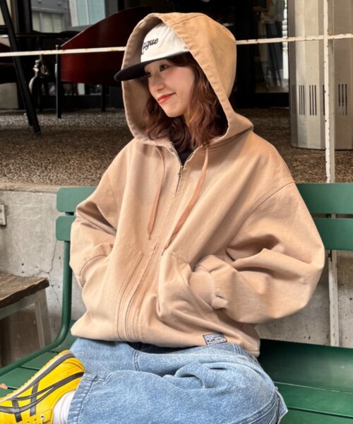 UNISEX】アソート素材フードジャケット/デニムジャケット/アクティブ