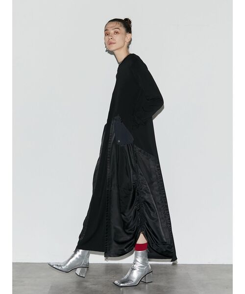 UN3D.（アンスリード）の「MA-1ディテールワンピース（ワンピース