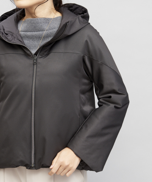 qualite（カリテ）の「リバーシブルショートダウン（ダウンジャケット