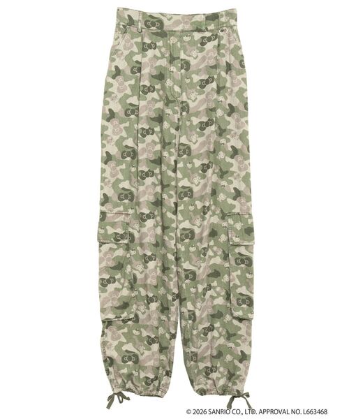 セール】【HELLO KITTYコラボ】カモフラワークパンツ（その他パンツ