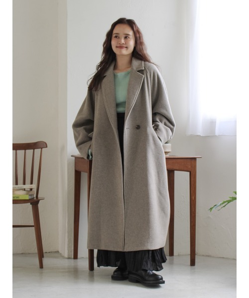 セール】ルーズシルエットチェスターコート（チェスターコート