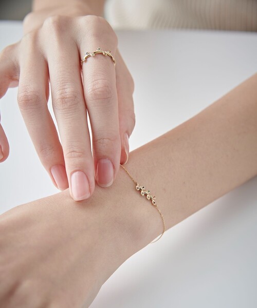 ete（エテ）の「K10YG レインボー ブレスレット（ブレスレット）」 - WEAR