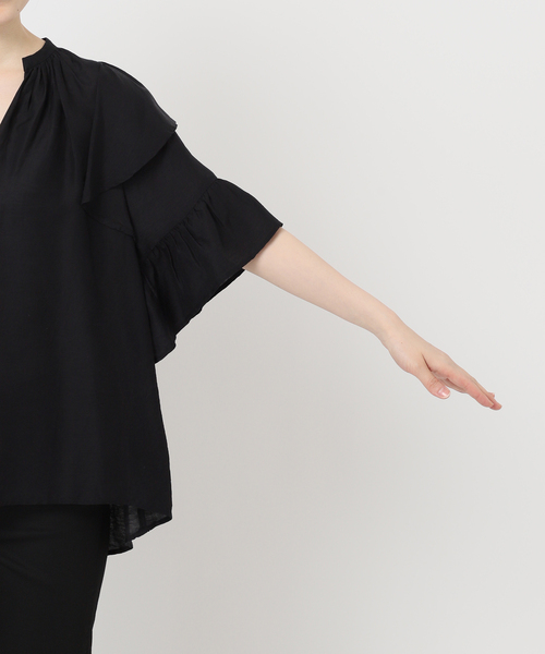 ソフトクロスフリルスリーブブラウス（シャツ/ブラウス）｜JOURNAL