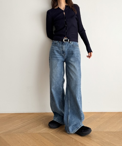 OUVIR SKEWデニムパンツ（デニムパンツ）｜CANAL JEAN（キャナルジーン