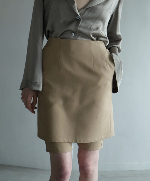 CLANE（クラネ）の「SHORT PANTS LAYERED SKIRT（スカート）」 - WEAR