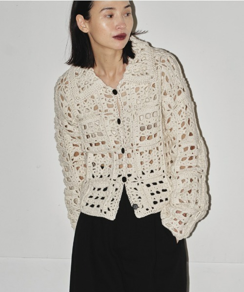 TODAYFUL（トゥデイフル）の「Crochet Knit Shirts（Tシャツ