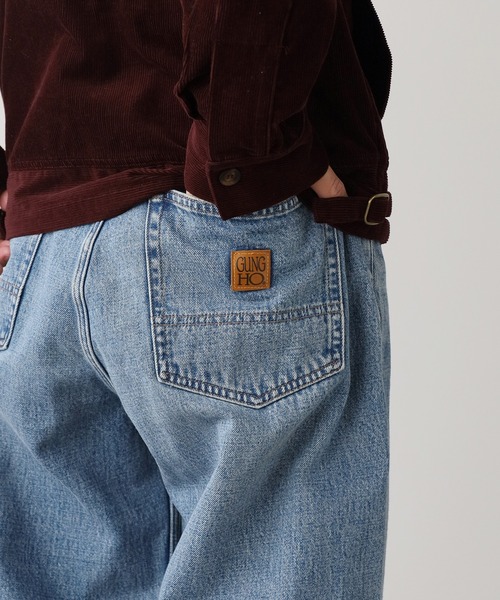 セール】GUNGHO/ガンホー DENUM BAGGY PANTS デニムバギーパンツ