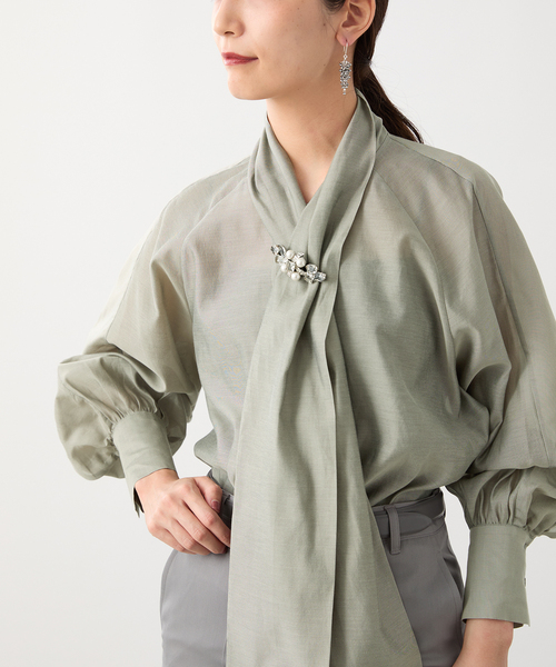 VERMEIL par iena（ヴェルメイユパーイエナ）の「オーガンジーボウタイ