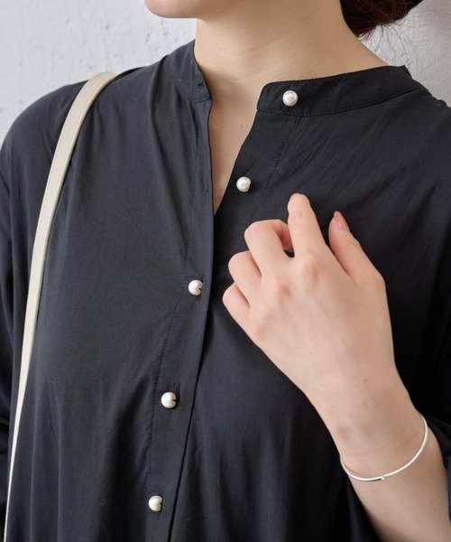 BEARDSLEY（ビアズリー）の「パールボタンギャザーワンピース