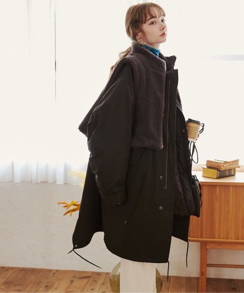 ANGIE（アンジー）の「マルチWAY M-65 モッズコート【 ボアベスト付