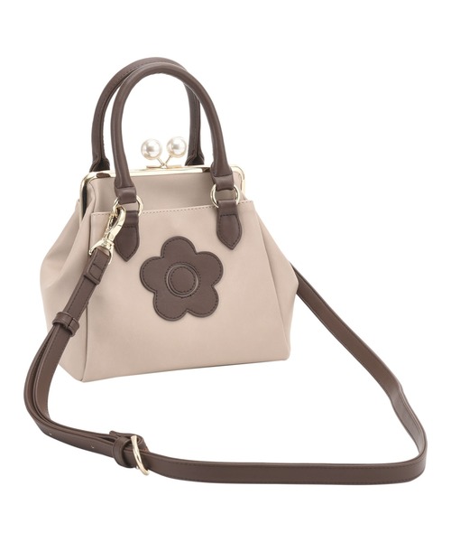 MARY QUANT（マリークワント）の「パールガマ口 2WAYミニトート