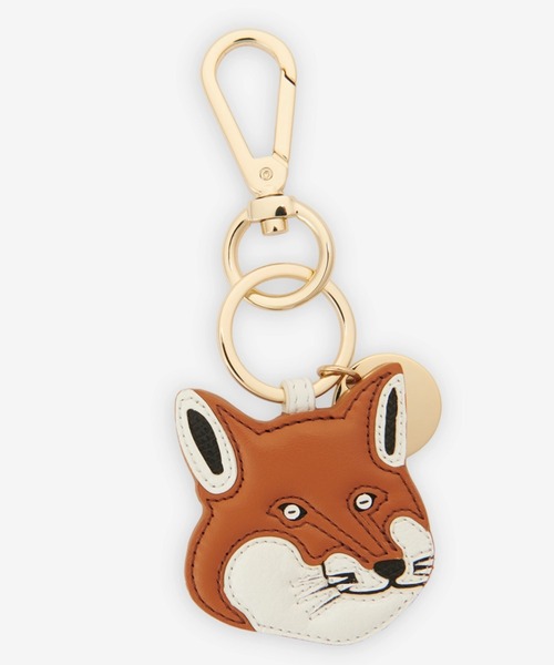 Maison Kitsune（メゾンキツネ）の「FOX HEAD LEATHER KEYRING