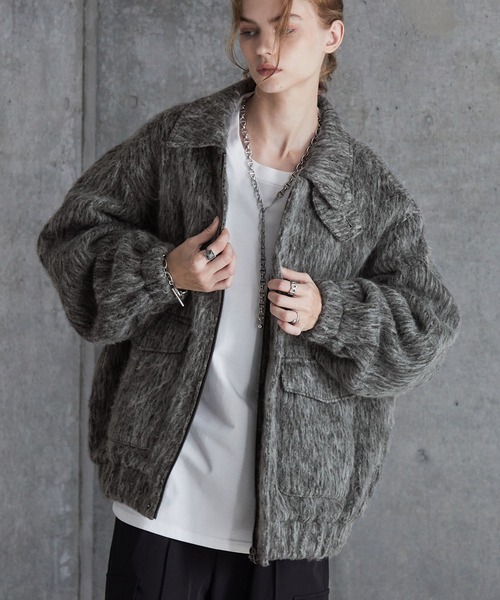 SERACE（セラス）の「【SERACE】2way loose shaggy short blouson