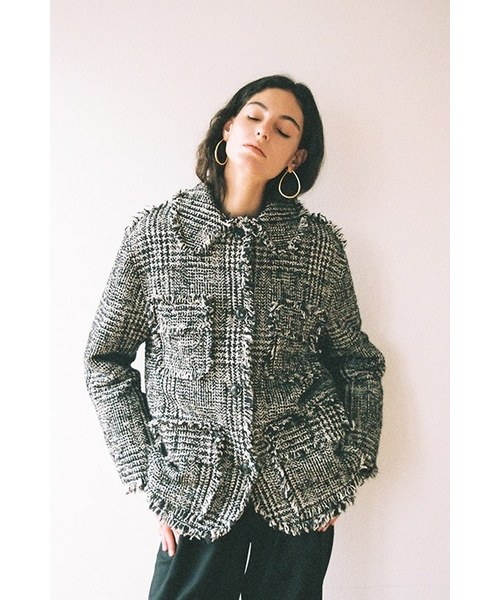 セール】MIX TWEED BLOUSON（ブルゾン）｜CLANE（クラネ）の