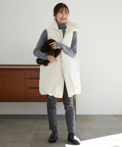 SLOBE IENA（スローブイエナ）の「P/NPタフタノースリダウンミドル