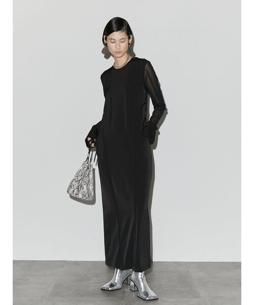 UN3D.（アンスリード）の「シアーミックスワンピース（ワンピース