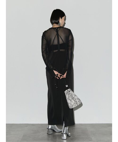 UN3D.（アンスリード）の「シアーミックスワンピース（ワンピース