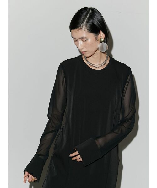 UN3D.（アンスリード）の「シアーミックスワンピース（ワンピース