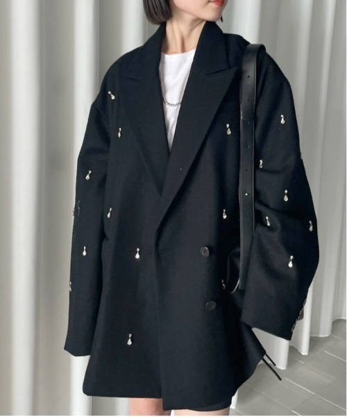 Ameri（アメリ）の「UND ELSA BIJOU WOOL JACKET（テーラード