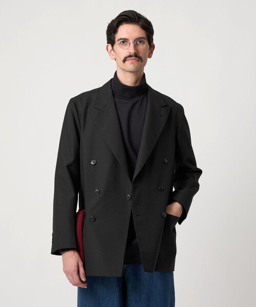 Steven Alan＞ ウール オックスフォード ダブルブレステッド 6B