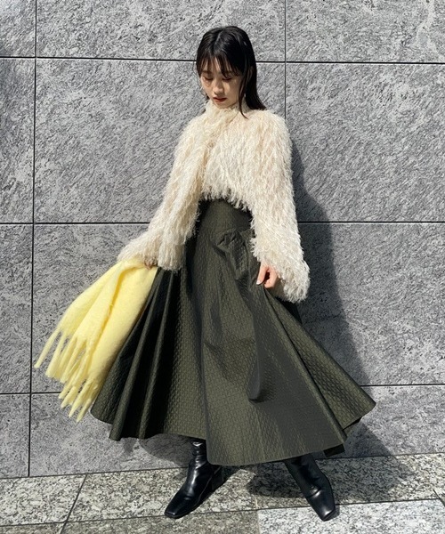 FRAY I.D（フレイアイディー）の「MIXファブリックシアーボウタイ