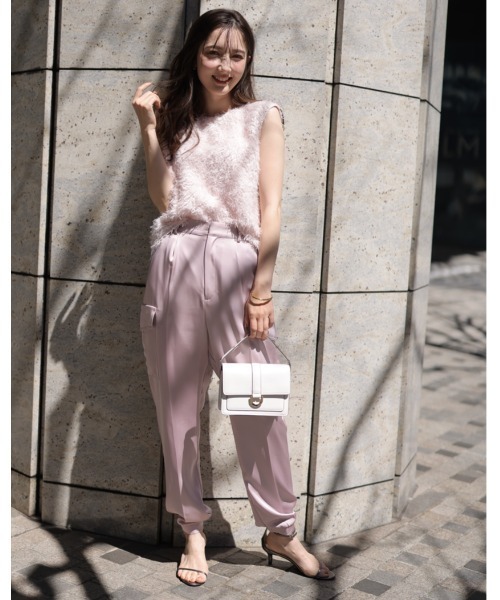 リラクシーサテンワークパンツ（その他パンツ）｜Apuweiser-riche