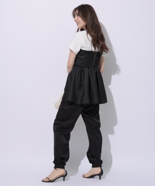 リラクシーサテンワークパンツ（その他パンツ）｜Apuweiser-riche