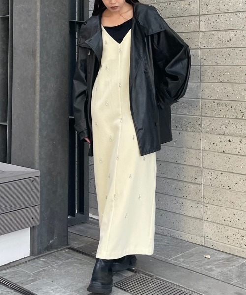 セール】UND ELSA BIJOU WOOL DRESS（ワンピース）｜Ameri（アメリ）の