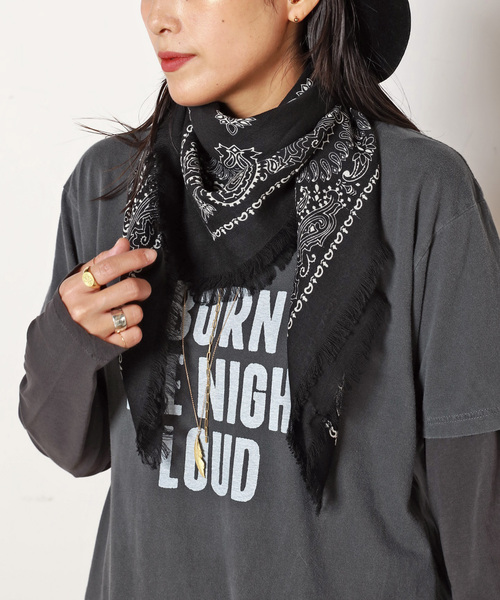 セール】*【destin/デスティン】別注フリンジバンダナ（バンダナ