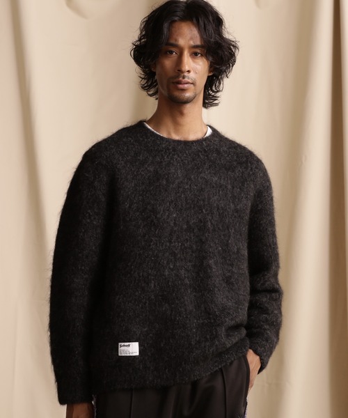 schott（ショット）の「Schott/ショット/MOHAIR SWEATER/モヘアニット