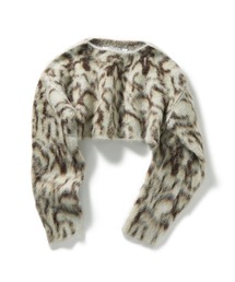 PERVERZE（パーバーズ）の「Face Hand Knit Cardigan（ニット/セーター