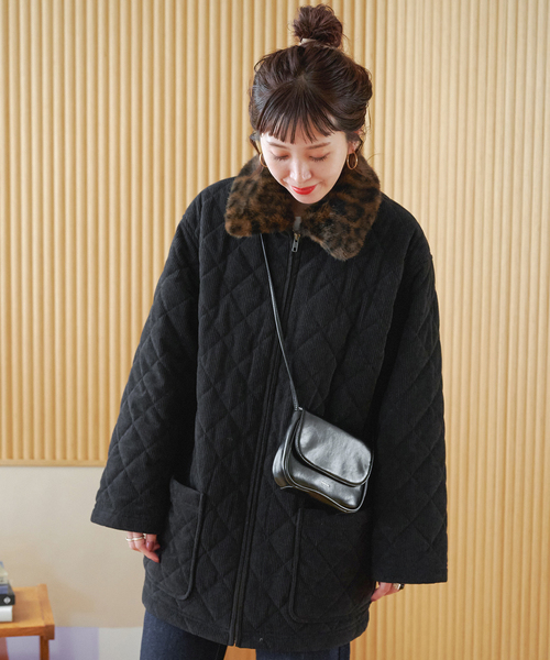 ZOZO限定】ファー襟中綿ジャケット（その他アウター）｜B.C STOCK