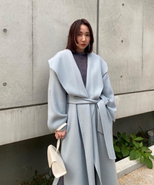 FRAY I.D（フレイアイディー）の「ワイドショールカラーリバーコート