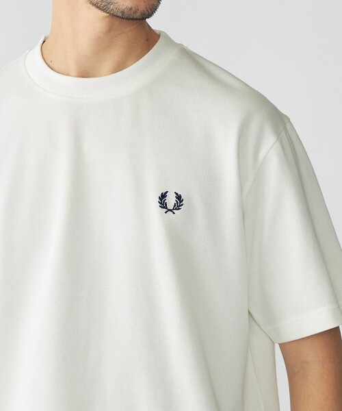 SHIPS別注】FRED PERRY:COOLMAX(R) 鹿の子 ワンポイント ロゴ Tシャツ