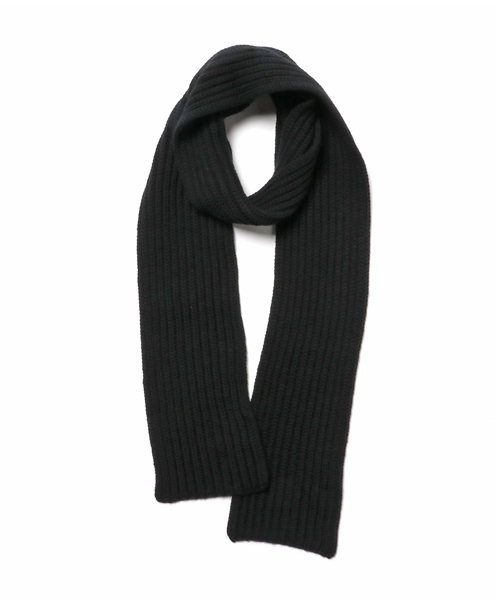 CORGI（コーギ）の「Corgi カシミヤリブニットマフラー（マフラー