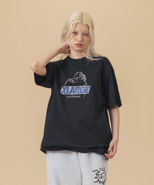 RHINE STONE SLANTED OG S/S TEE（Tシャツ/カットソー）｜XLARGE