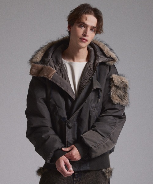 GRANCY（グランシー）の「【GRANCY】ファーポケットデザインフェード