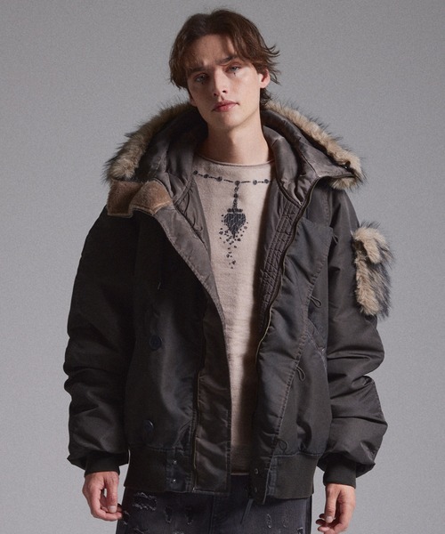 GRANCY（グランシー）の「【GRANCY】ファーポケットデザインフェード